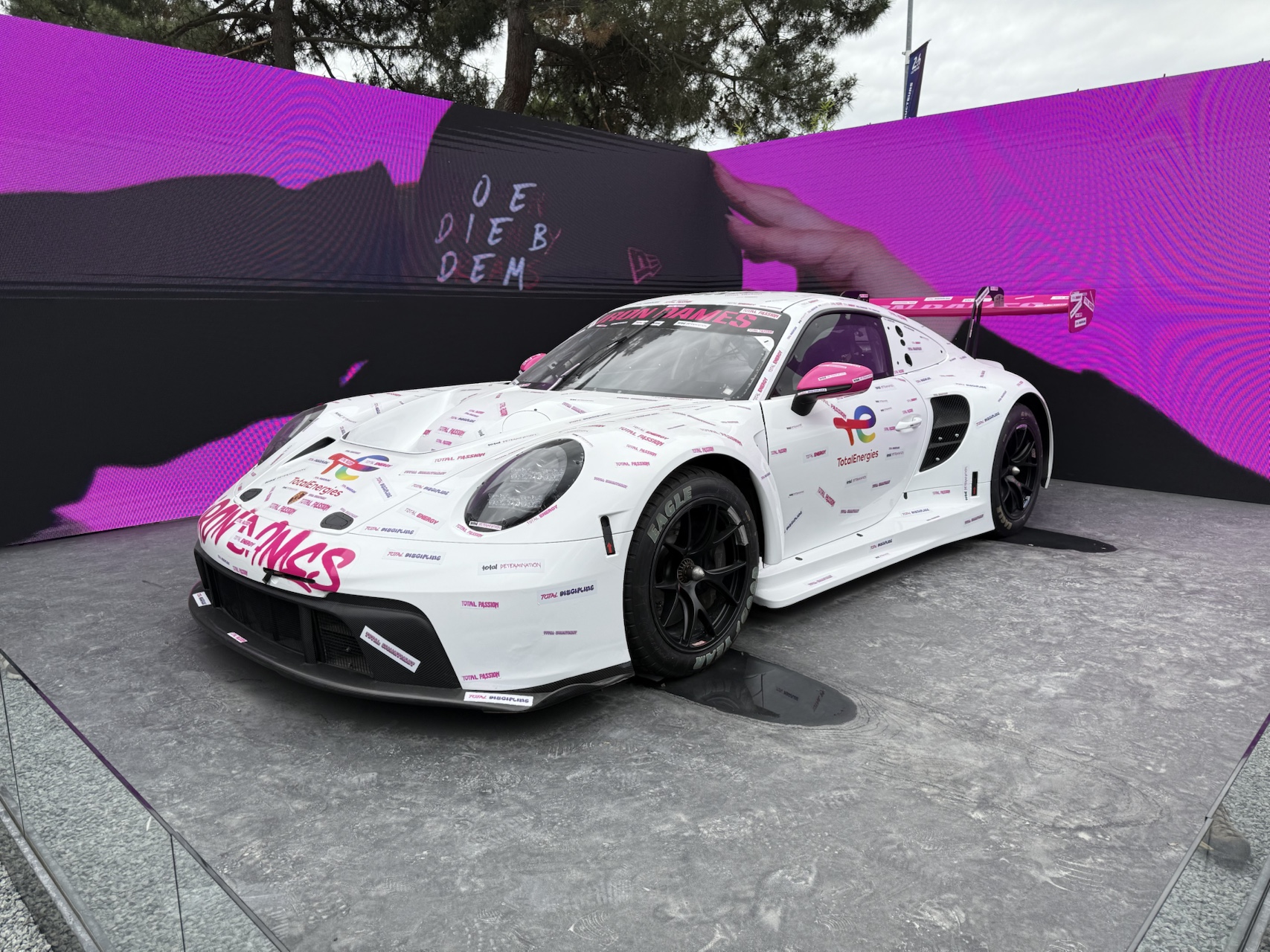 Porsche 911 GT3 in esposizione